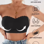 WavFit Strapless Tube Top Bra। Black