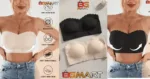 WavFit Strapless Tube Top Bra। Apricot - Image 5