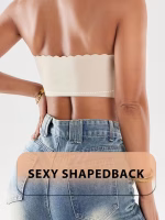 WavFit Strapless Tube Top Bra-CF। Apricot - Image 4