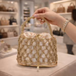 Luxury Diamond Bucket Bag