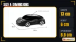 Car Shape Dashboard Phone Mount - Image 3